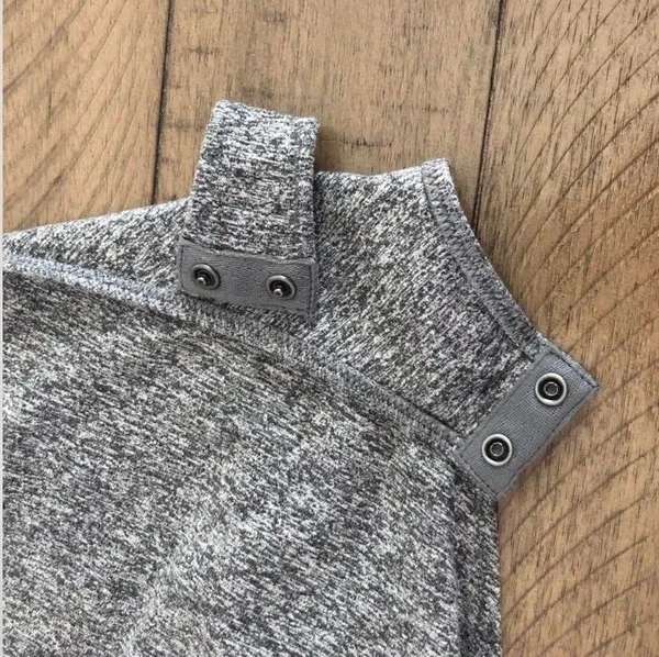 Vuori Heather Gray Halo V Neck Bodysuit XL Athletic Athleisure - Image 6