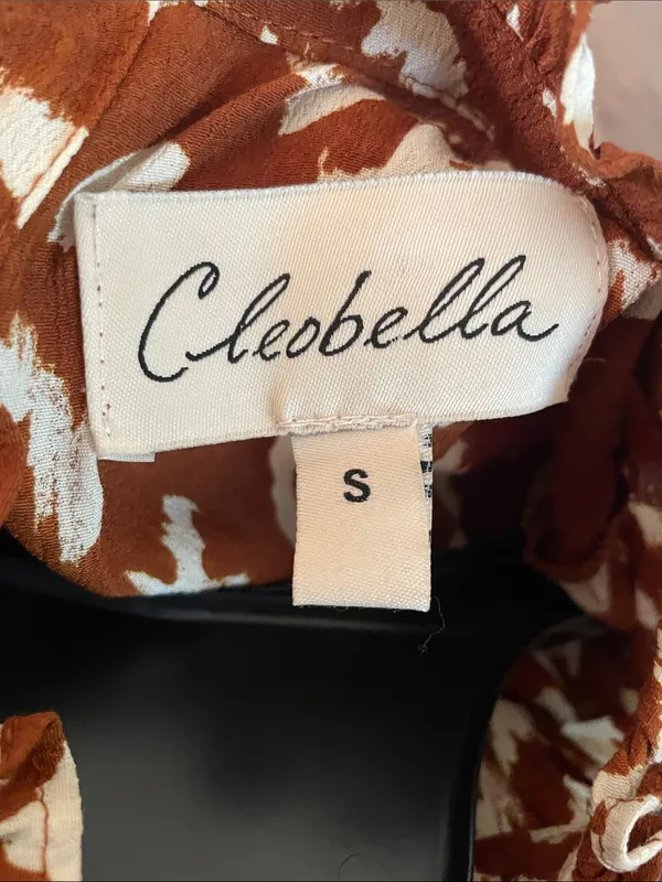 Cleobella Karina Mini Dress in Ginger Women's Size Small - Image 8