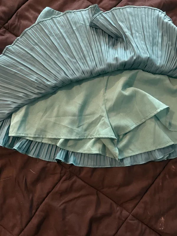 {DO+BE} Just In Time Teal Tiered Ruffle Mini Skirt - Image 8