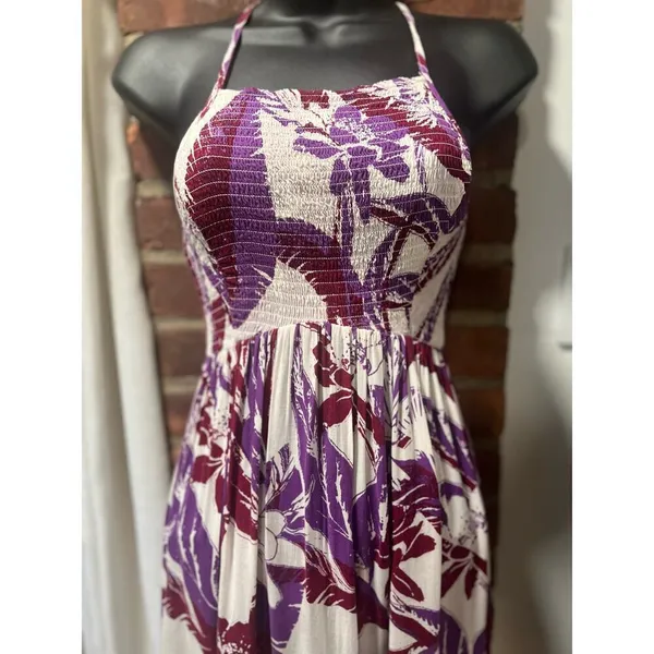 Free People Heat Wave Maxi Slip Tropical Floral Dress XS - Image 6