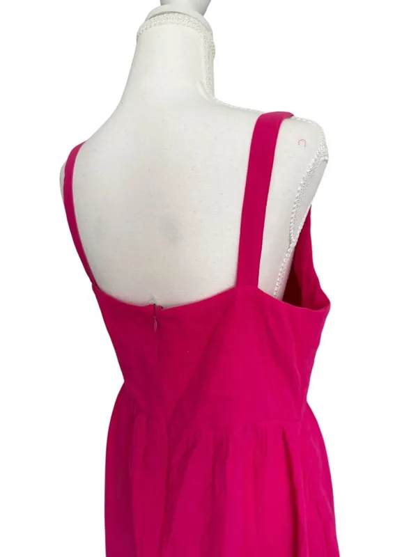 MONROW Pink Midi Length Sun Dress Size L NEW NWT - Image 5