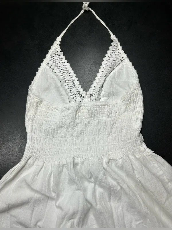 Seaspice Resort Wear Size L Angelique' Halter Mini Sundress - Image 8