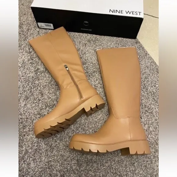 Nine West verve city lug sole boots NWT - Image 4