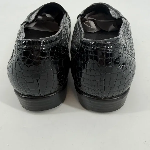 SAS Tripad Comfort Black Croc Embossed Patent Leather Loafers‎ Womens 9 M - Image 3