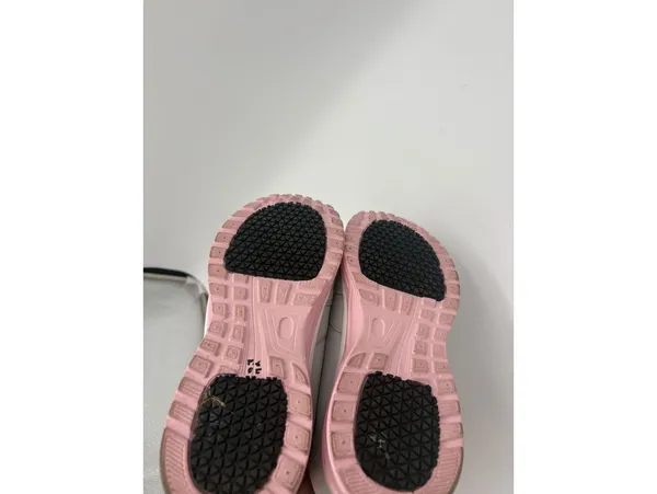 Lansnbo $55 Waterproof Woman’s 8 Gray and Pink Stylish Athletic Sneakers Comfort - Image 9