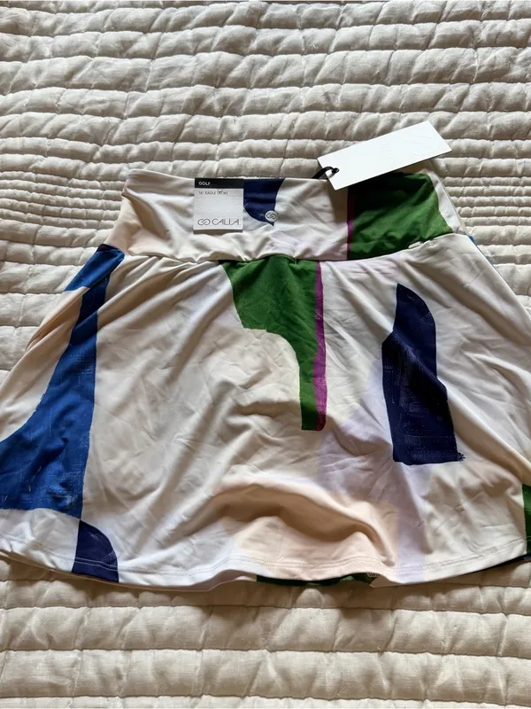 Calia Eagle golf skort multicolor drench XS White - Image 4