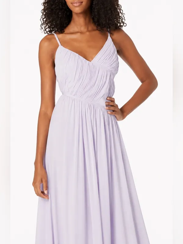 NWT Trina Turk Cherry Grove Lavender Purple Maxi Dress Size Large - Image 3