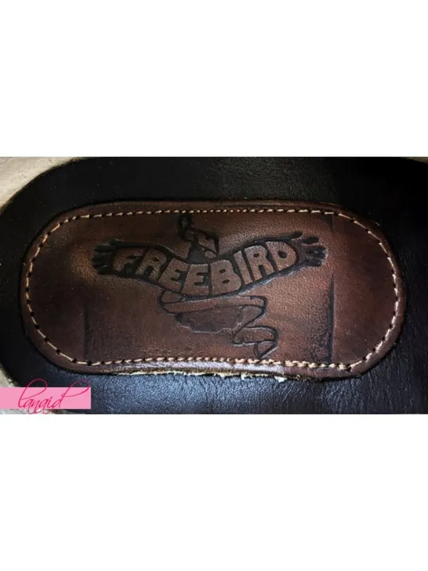 FREEBIRD by Steven NEW Mabel White Multi Pony Leather Hair Beige Brown Oxford Flat Loafers - Image 8