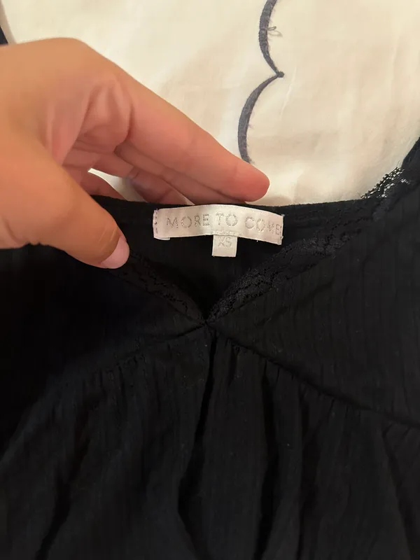 More to Come Black Pajama Set Size XS - Image 3