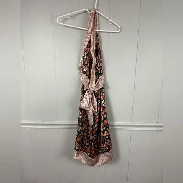 Wet Seal Vintage Y2K Halter Floral Top Dress Cottage Boho Forest Fairy Medium - Image 4