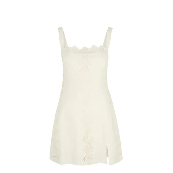 ✨FREE PEOPLE Vanda Cotton Mini Sz Medium Dress✨ - Image 4