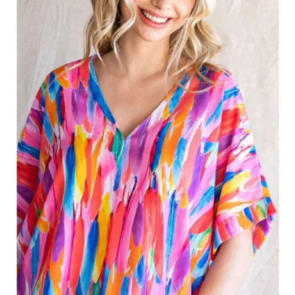 JODIFL Colorful Women's Top M - Image 2