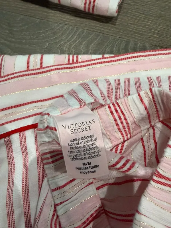 Victorias Secret Flannel Long Pajama Set - Image 3