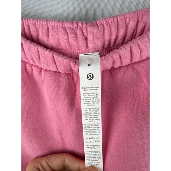 Women’s LuluLemon Medium Pink Sweatpants - Image 5