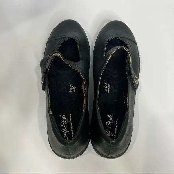 Soft style by hush puppies black leather mary Jane‎ Shoes size 8.5 - Image 6