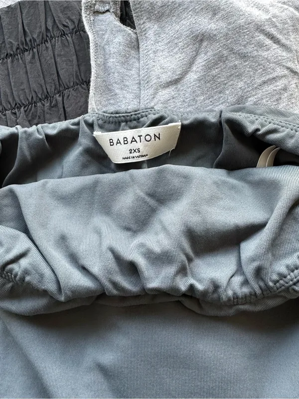 Aritzia Babaton Strapless Grey Bodysuit - Image 6