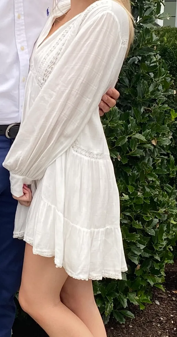 ZARA White Dress - Image 4