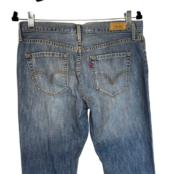Levis Boyfriend Jeans Distressed Medium Wash‎ Classic Vintage Casual Comfy 8 - Image 8