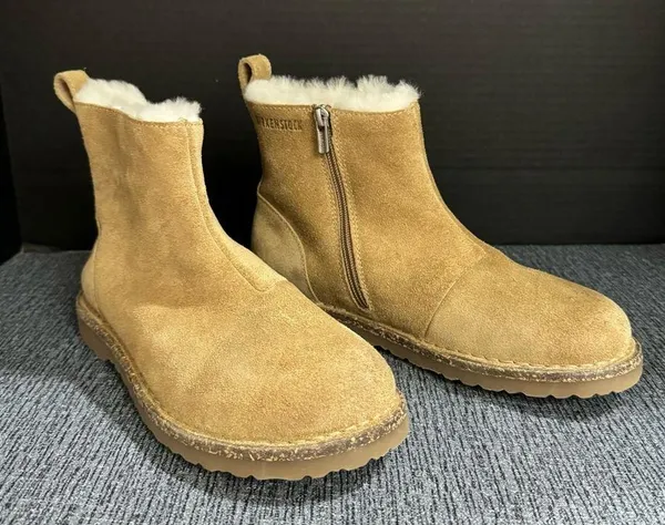 Birkenstock Melrose Genuine Shearling Booties - Image 4