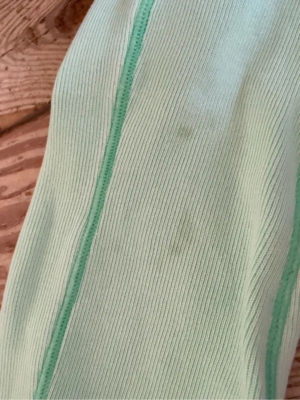 Tommy Bahama Mint Green Zip-Up Hoodie size s spots in pics - Image 3