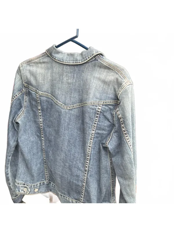 GAP Denim Jacket - Stretch, Classic Blue, Size L - Image 3