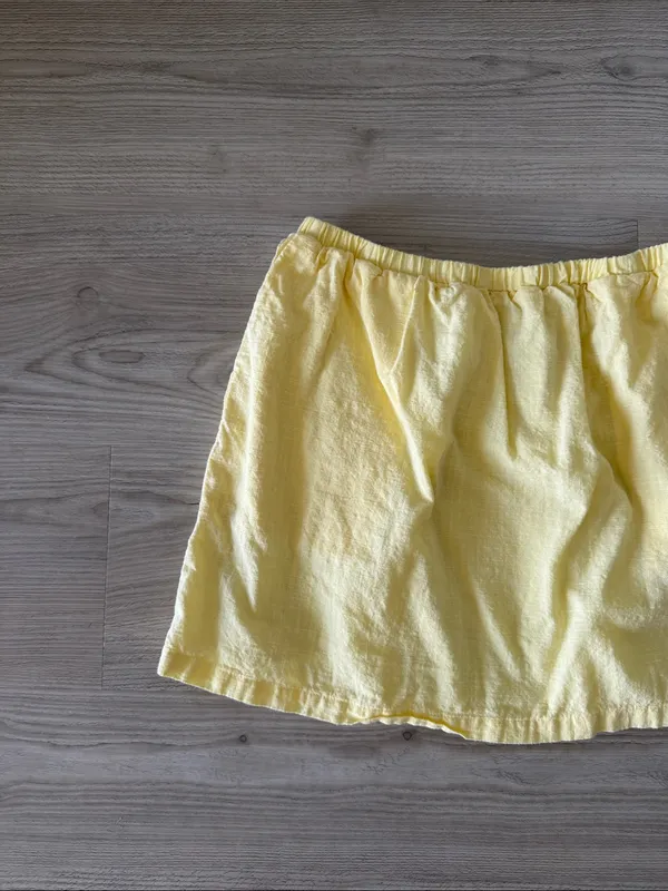 Seven Wonders Butter Yellow Mini Skirt - Image 3