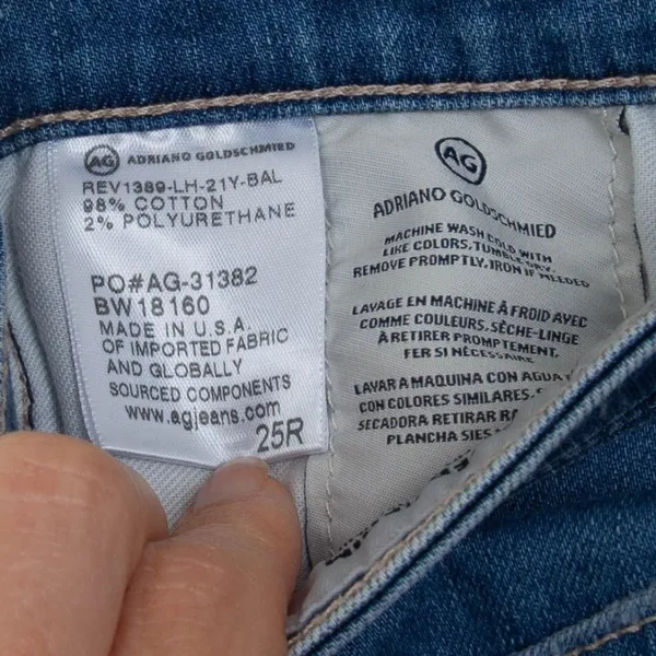 Adriano Goldschmied Womens The‎ Legging Ankle Super Skinny Jeans Size 25R Staple - Image 8