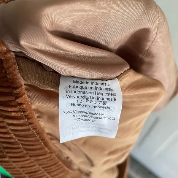 Madewell Track Pants‎ in Brown Velvet with Pockets - Image 11