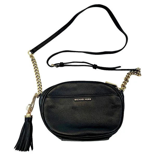Michael Kors Ginny Black Studded Messenger Bag Crossbody Shoulder AQ-1608 H16 - Image 2