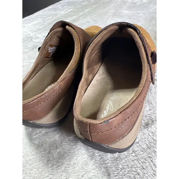 Easy Spirit Explore24 Brown Suede Slip On Comfort Clogs Women's 9M - Image 10