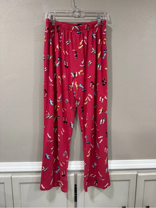 Kate Spade New York Red Fabulous Colorful Shoes Pajama Set - Image 7