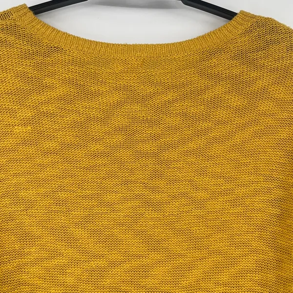 Mossimo Cable Knit Womens Sweater Sz XXL Mustard Boho Rustic Cottage Lagenlook - Image 8