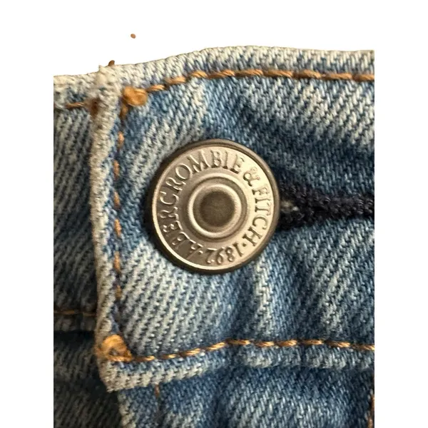 Abercrombie Fitch Jeans 34/18L The 90's Relaxed Ultra High Rise Curve Love CD1-8 - Image 8