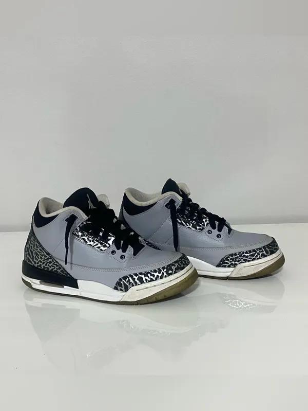 Jordan 3 Retro Wolf Grey - Image 2