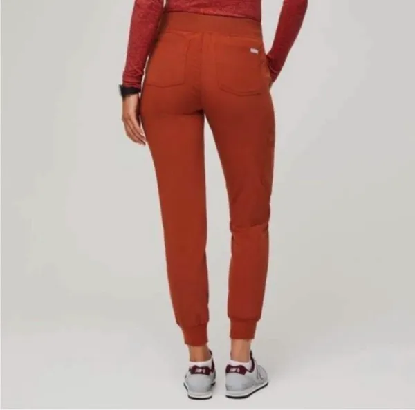 Figs Zamora Jogger Scrub Pants Orange  - Image 2