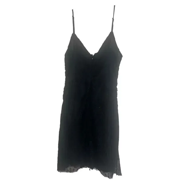 ✨Free People Gemini Mini Black Eyelet Sz 8 Dress✨ - Image 9