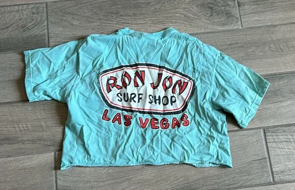 Ron Jon surf shop Las Vegas cropped tshirt - Image 4