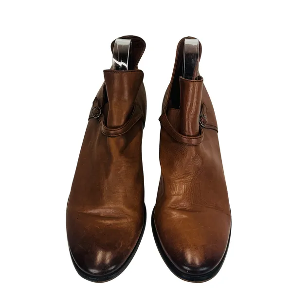 Sam Edelman Petty Leather Booties Women's 8M Brown Classic Chic Minimalist‎ - Image 7