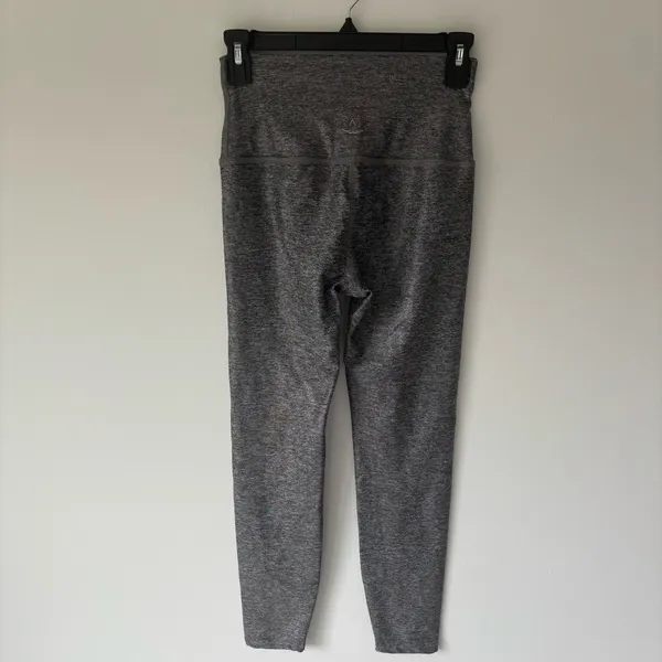 Beyond Yoga Grey Space Dye Metallic Leggings High Rise Athleisure Active Workout - Image 7