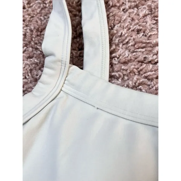 Vitality Cloud II Square Neck Cropped Tank Green - Image 2