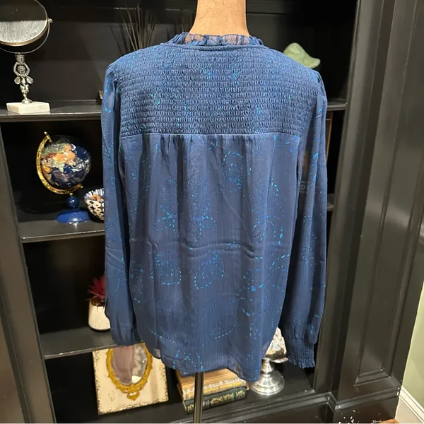 Daniel Rainn Blue Blouse – Size M – NWT – Stitch Fix Exclusive - Image 5