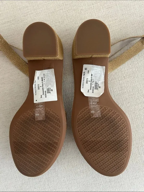Rothy's Women's The Knot Sandals, Golden Sun, Size 8, NWT NWT - Image 8