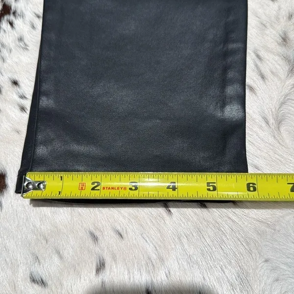 Lilly Pulitzer Eagan Black High Rise Coated Skinny Jeans D31‎ - Image 9