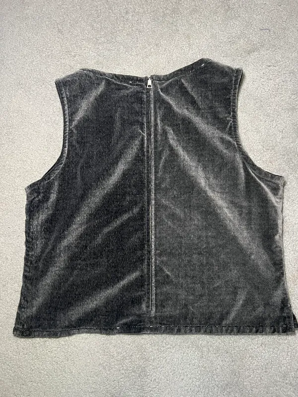 Vintage Grey A.M.I. Top Size Medium Gray - Image 2