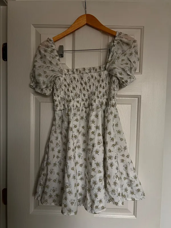 Floral dress White Size M - Image 2