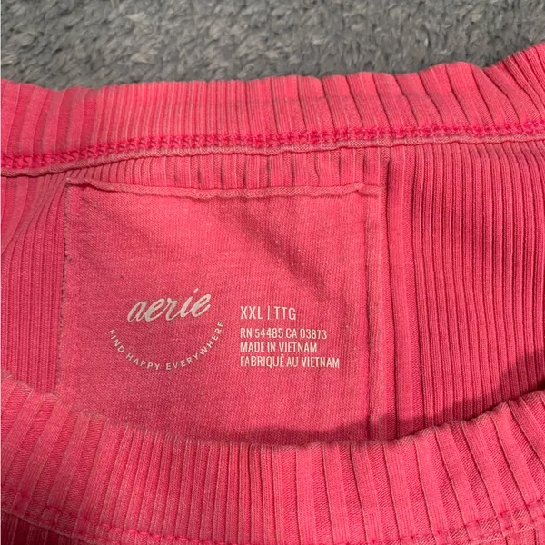 Aerie pink Ribbed Tank Top XXL - Image 4