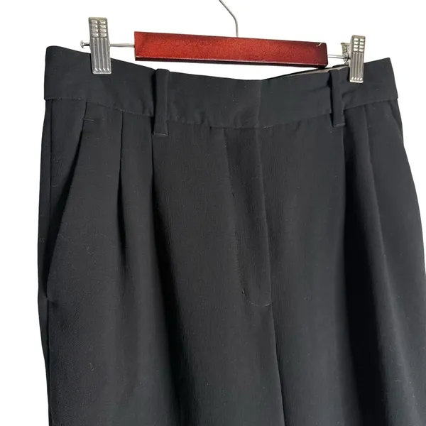 Aritzia Wilfred The Effortless Pleated Black Trouser Pant Size 8 - Image 6