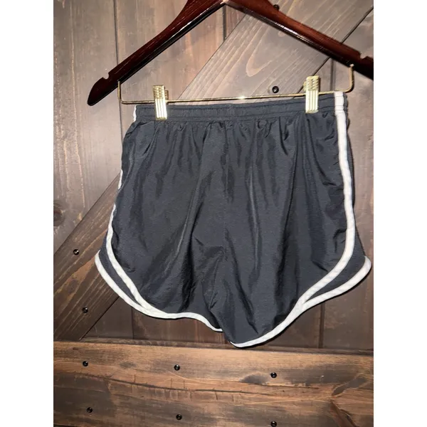Nike Women's S Small Running Shorts Black‎ White - Image 2