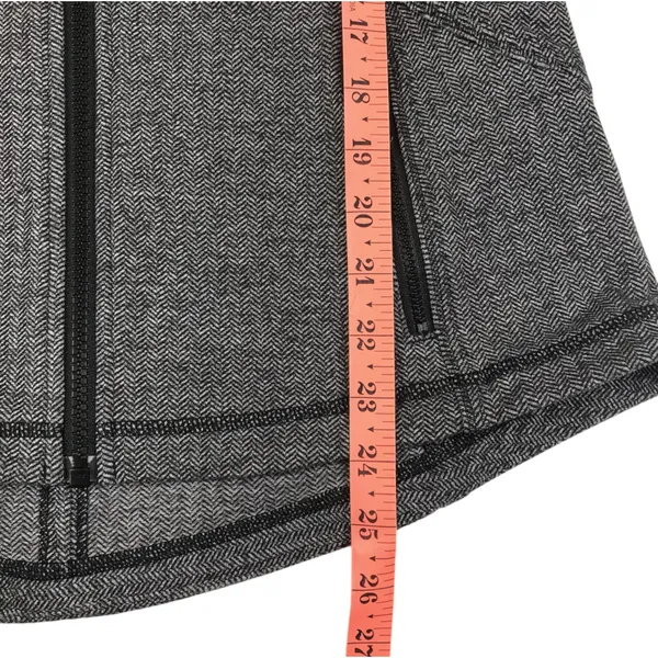 LULULEMON Forme Coco Pique Jacket Sz 8 Black Stretch Athletic Outdoor Yoga Gym - Image 10