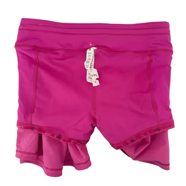Lululemon Pace Rival Skirt Skort Tall Sonic Pink Size 4 Pickleball Tennis W8AADT - Image 5